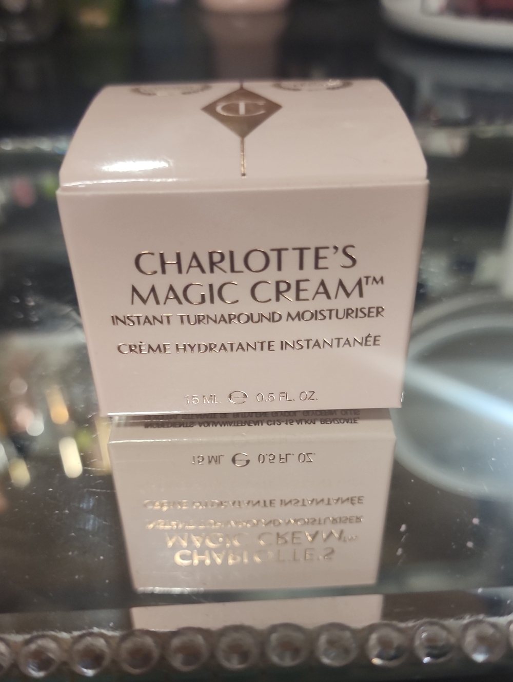 Charlotte Tilbury Magic Cream Box - Pale Pink and Gold